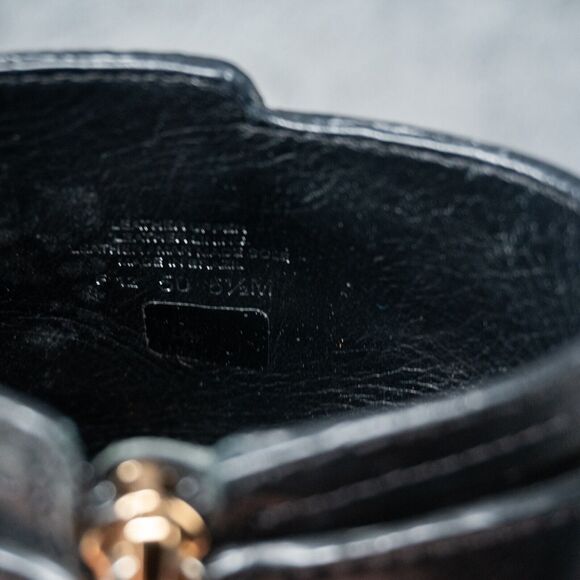 Tory Burch BRISTOL Black Leather 3.5” Boots Booties Size 5.5 M - Picture 6 of 10